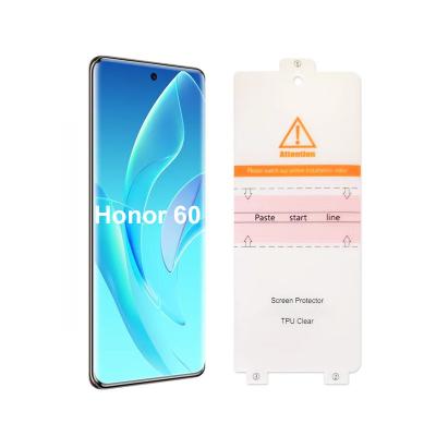 China Mobile Phone Tuoli 0.14mm Thickness Explosion Proof TPU Sift Hydrogel Screen Protector For Honor 60 Pro for sale