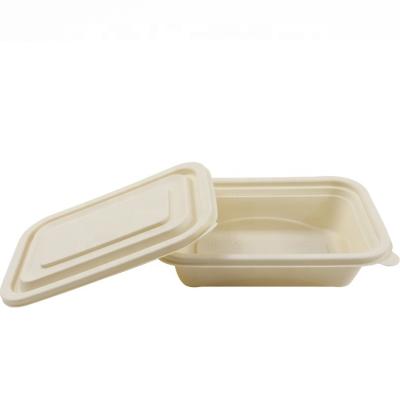 China CLASSIC 500ML Food Containers Cornstarch Lunch Box Food Boxes Disposable Packaging Biodegradable for sale