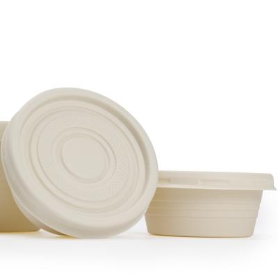 China Wholesale Price Biodegradable Biodegradable 2 Ounce Ketchup Cups Sauce Cup With Lid for sale