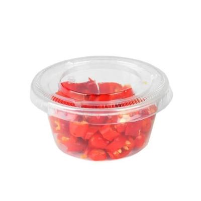 China Best Selling Ketchup Disposable 1 Ounce Jelly Cup Sauce Cups With PET Lid for sale