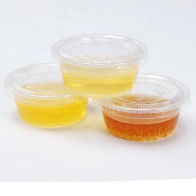 China Freshness Retention Cream Soup Cup Plastic Sauce Cups 4oz Containers FREE SAMPLE for sale