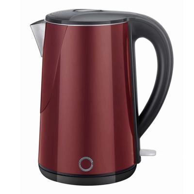 China 360 Rotation Colorful Hot Sales 1 8L Electric Kettle Degree Base OEM Box Power Packing Plug Orange High Quality 1 8L SANS Stainless Steel for sale