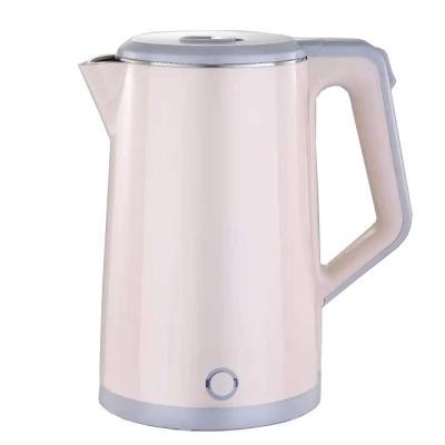 China Factory Customized Cheap Double-Layer Base 360 ​​Degree Rotation Anti Scald Electric Kettle Circular Light Ring Warning Light 1500W High Power for sale