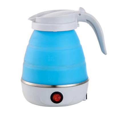 China Cordless Factory Wholesale Customized Portable Telescopic Electric Kettle Room Adopts Food Grade Silica Gel for sale