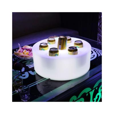 China Hot Selling New Modern Style Sample Serving Led Illuminated Wine Tray for sale