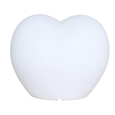 China Modern High Quality Led Luminous Heart Shaped Night Light Table Lamp for sale