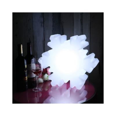 China Best Seller Modern Rechargeable Led Snow Night Light Table Light Lamp for sale