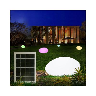 China Modern Deft Shape Design Pebble Lights Solar Led Stone Lawn Gardening Light for sale