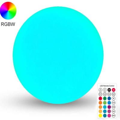 China IP67 Waterproof Outdoor Garden Yard Ball Lights LED Floating Solar Pool Lights Color Changing 14 Inch for sale