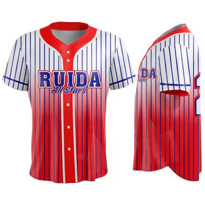 China Antibacterial Customize Embroidery Baseball Style Uniform Shirt Wholesale Cheap Blank Baseball Tank Top for sale