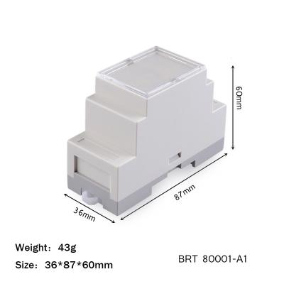 China Electronic Project Box Din Rail Enclosure 36*87*60mm For Industry Control Enclosure zu verkaufen