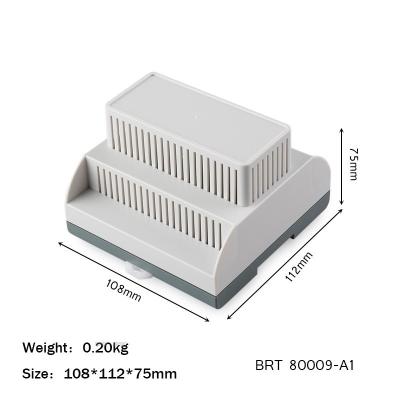 China 108*112*75mm Fireproof Din Rail Enclosure For Industry Instrument Enclosure Control Box en venta