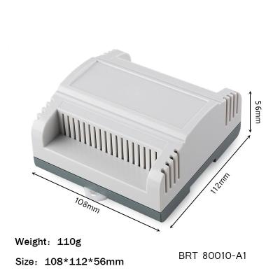 Κίνα 108*112*56mm Din Rail Enclosure For Electronic Diy Fireproof Plastic Housing Distribution Box προς πώληση