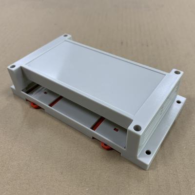 China 175*90*40MM Din Rail Plastic Housing Enclosure In Grey And Black Color en venta