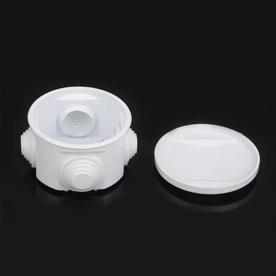 China 50x50mm ABS Electronic Junction Box Hole With Rubber Stopper Sealed Box Dustproof zu verkaufen