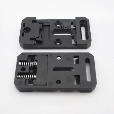 China A-35-2 Convenient Din Rail Mounting Clips for Standard 35mm Din Rails Mount Adapter PCB Mount Bracket Clips Mount Holder for sale