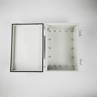 中国 透明なふた250x170x10mmはプラスチック エンクロージャに蝶番を付けた 販売のため