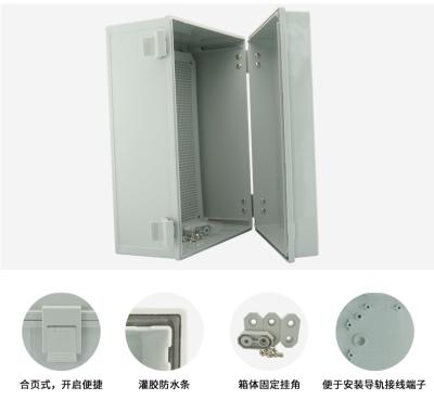 China IP66 400x300x180mm Hinged Electrical Enclosures for sale