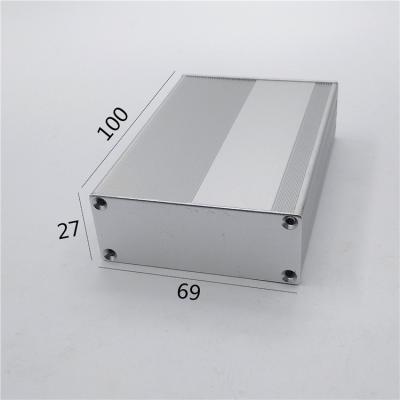 China 69*27*100mm Divided Body  Sandblasting Surface Aluminum Extrusion Electronic Enclosure for sale