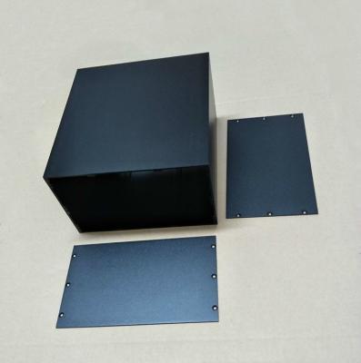 China Anodisierte, schwarze, extrudierte, große Aluminiumhülle 200x120x220 mm zu verkaufen