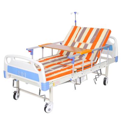 China Hospital bed patient bed for home, home care folding bed for patient, 3 function manual hospital bed for sale