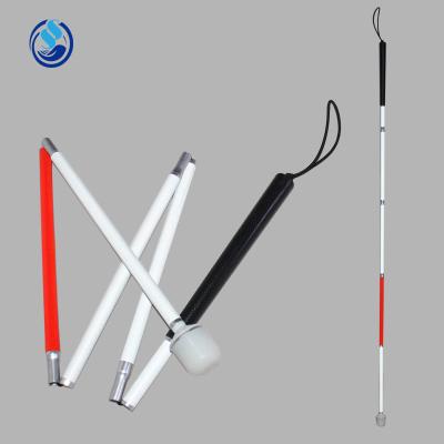 China Convenient 5 Section Telescopic Folding Blind Cane for Blind People for sale