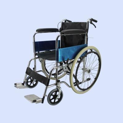 China Convenient High Quality Steel Heavy Duty Wheelchair Folding Handicap Manual Wheelchair Accessories for sale