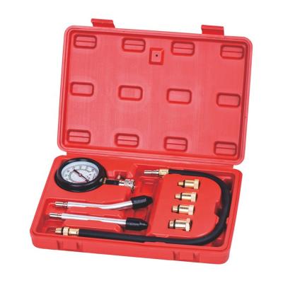 China 8pcs Tester Vehicle Engine Test Gauge Tool Car Cylinder Compression Pressure Test Automotive Tool Kit for sale