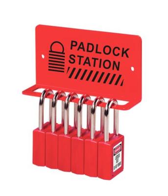 China Carbon Steel Mini Padlock Station 5 Lock QFLK-040 for sale