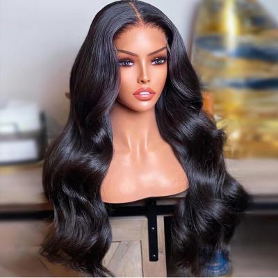 China 100% Brazilian Body Wave Hair Wigs 13x4 HD Lace Luxury Virgin 10A Density Body Wave 180% Body Front Human Hair Wigs for sale