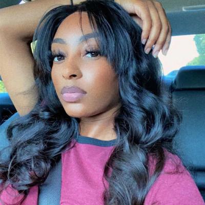 China Factory Wholesale Price 150% Density Glueless Body Wave Peruvian Hair 5x5 HD Lace Frontal Wigs For Women Colored Human Hair Full Lace Front Wigs for sale