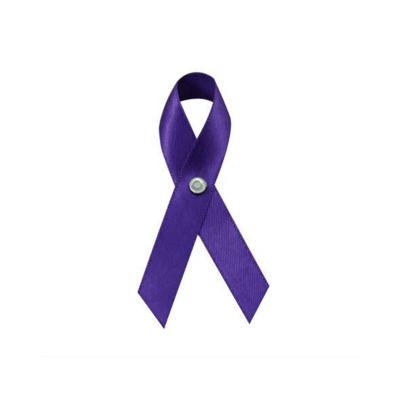 China Free Sample Eco - Friendly Wholesale Plain Color Cancer Awareness Ribbons for sale