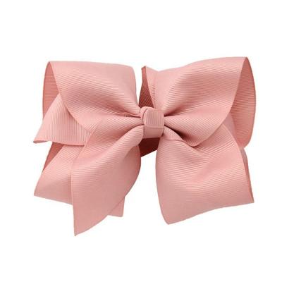 China 2018 new eco-friendly style grosgrain ribbon bows, large hair bows for girls for sale