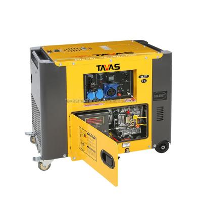 China ATS Automatic Coastal Power Switch 5 Kw Transfer Generator Diesel Price For Home Use DG6500SE for sale