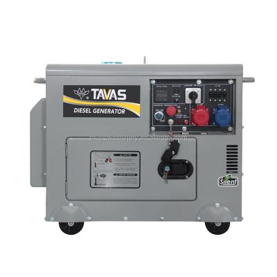 China China ATS 6 KW DG7500SE Super Silent Generator Diesel With DG7500SE Control Panel for sale