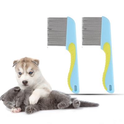 China Stored Knot Removal Comb Beauty Tools Hardcover Book Flea and Insect Removal Comb Pet Dogs Cats Cleaning Comb for sale