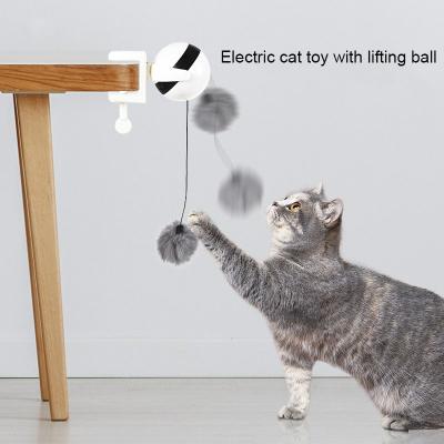 China New Electric Cat Toy Ball Stocked Electric Lifting Cat Interactive Toy for sale