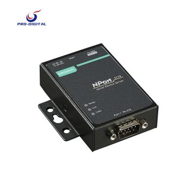 China Nuevo y original Moxa NPort5110 1 puerto RS232 Servidor de dispositivos serie para Direct en venta