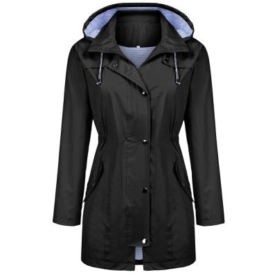 China Cheap Foldable Anti-Static Stylish Waterproof Bachelorette Waterproof Clothing Heavy Rain Makes Women's Resistant Coat for sale