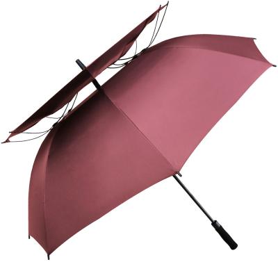 China Printable Straight Golf Umbrella Colorful Soft Soft Bespoke Customized Large Pink Golf Umbrella for sale