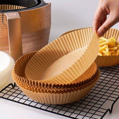 China Wholesale Air Fryer Disposable Greaseproof Paper Liner Non-Stick Air Proof Food Grade Air Fryer High Temperature Resistant for sale