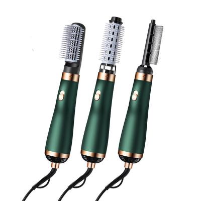 China Cordless Magic Hair Curler Curling Iron Portable Auto Travel 3 in 1 Hair Dryer 3 Modes Multifunctional Ionic Hair Curler Hair Straightener Comb Hair Dryer Brush Straightener for sale