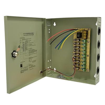 China Nine-channel outlet box single-channel centralized power box monitoring centralized 12V24V-9CH for sale