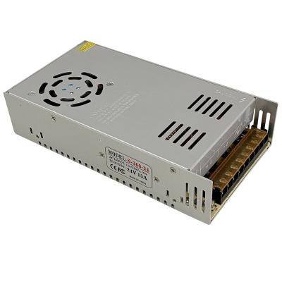 China 24v15a 360W LED Power Supply 24V Lamp Changing Equipment Safety Control Centralized Power Supply S-360-24 for sale