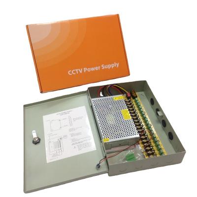 China 18-channel Monitoring Chassis Security Power Supply 24V15A360W 24V15A 360W Power Supply Switching Chassis S-360-24-18CH for sale