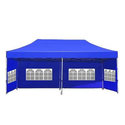 China Shading Maideng 3*6 Sun and Rain Proof Blue Window High Quality Semi Automatic Portable Tent for sale