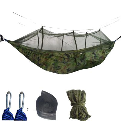 China Camouflage Game Maideng Travel Beach Camping/Field Swing Portable Indoor Outdoor Tree Hammock Lightweight Nylon Parachute Swings For Backpacking for sale