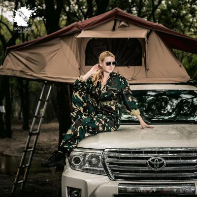 China Extended Type Portable Foldable Waterproof Top Single Car Sunshade Tents Multifunctional Outdoor Car Roof Camping Rear Tent Motorhome for sale