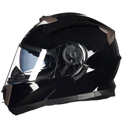 China ABS+PC New Double Sunshade Sunshade Double Racing Motorcycle Helmet Fullface Helmet With Sun Shade For Adult Men Women for sale