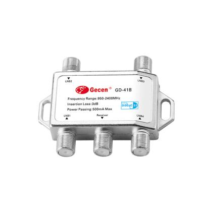 China GD-41B Gecen 4 IN1 OUT OF Sateliite DISEQC HOT SALE SWITCH WITH GOOD PRICE GD-41B for sale